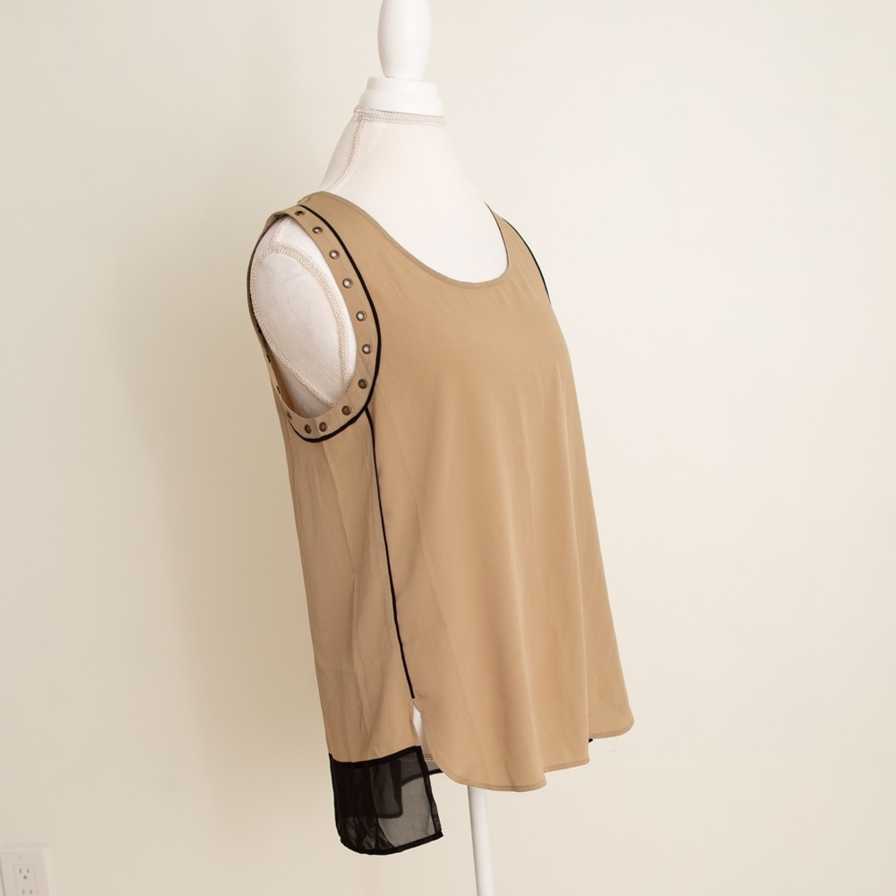 NWOT Kenneth Cole Tank with Grommet Detail